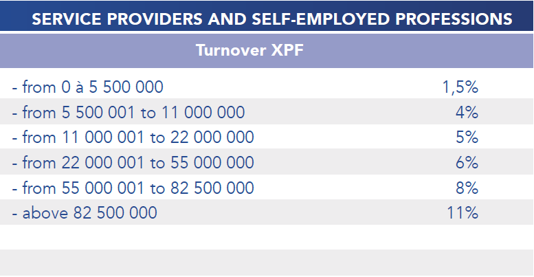 Service Providers Self Employed