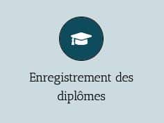 Enregistrement des diplômes