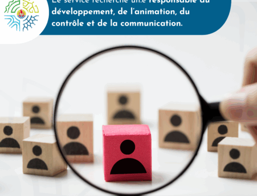 Le service recherche un.e responsable du développement, de l’animation, du contrôle et de la communication