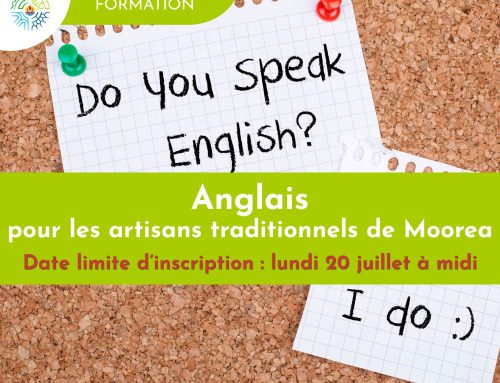 Formation « Anglais » à Moorea : inscriptions ouvertes jusqu&rsquo;au 20 juillet 2026