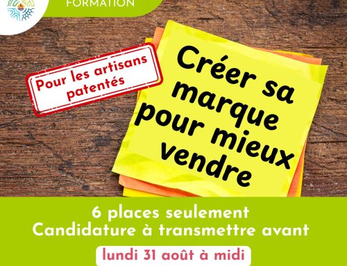Formation « Créer sa marque pour mieux vendre » : appel à candidatures