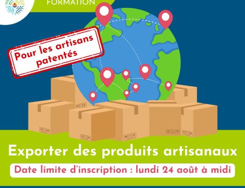 Vous souhaitez exporter vos créations ? Formez-vous aux démarches de l’export