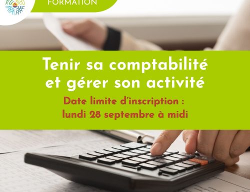 Formation « Tenir sa comptabilité et gérer son activité » : inscriptions ouvertes jusqu&rsquo;au 28 septembre 2026