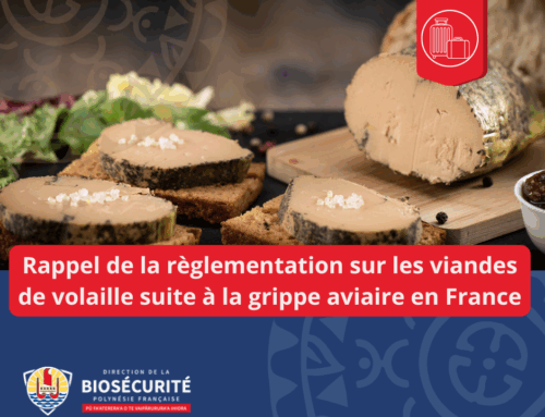 19/12/2025 – Rappel sur l&rsquo;importation de viandes de volaille en provenance de France