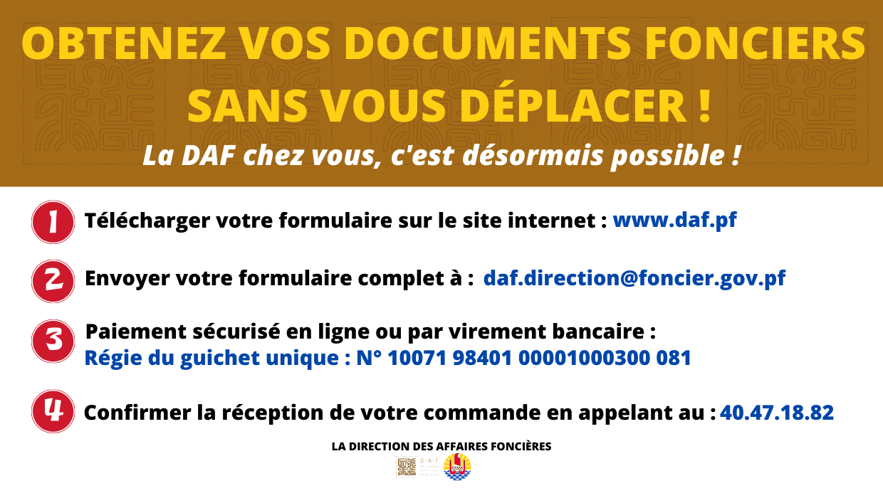OBTENEZ VOS DOCUMENTS FONCIERS SANS VOUS DÉPLACER !