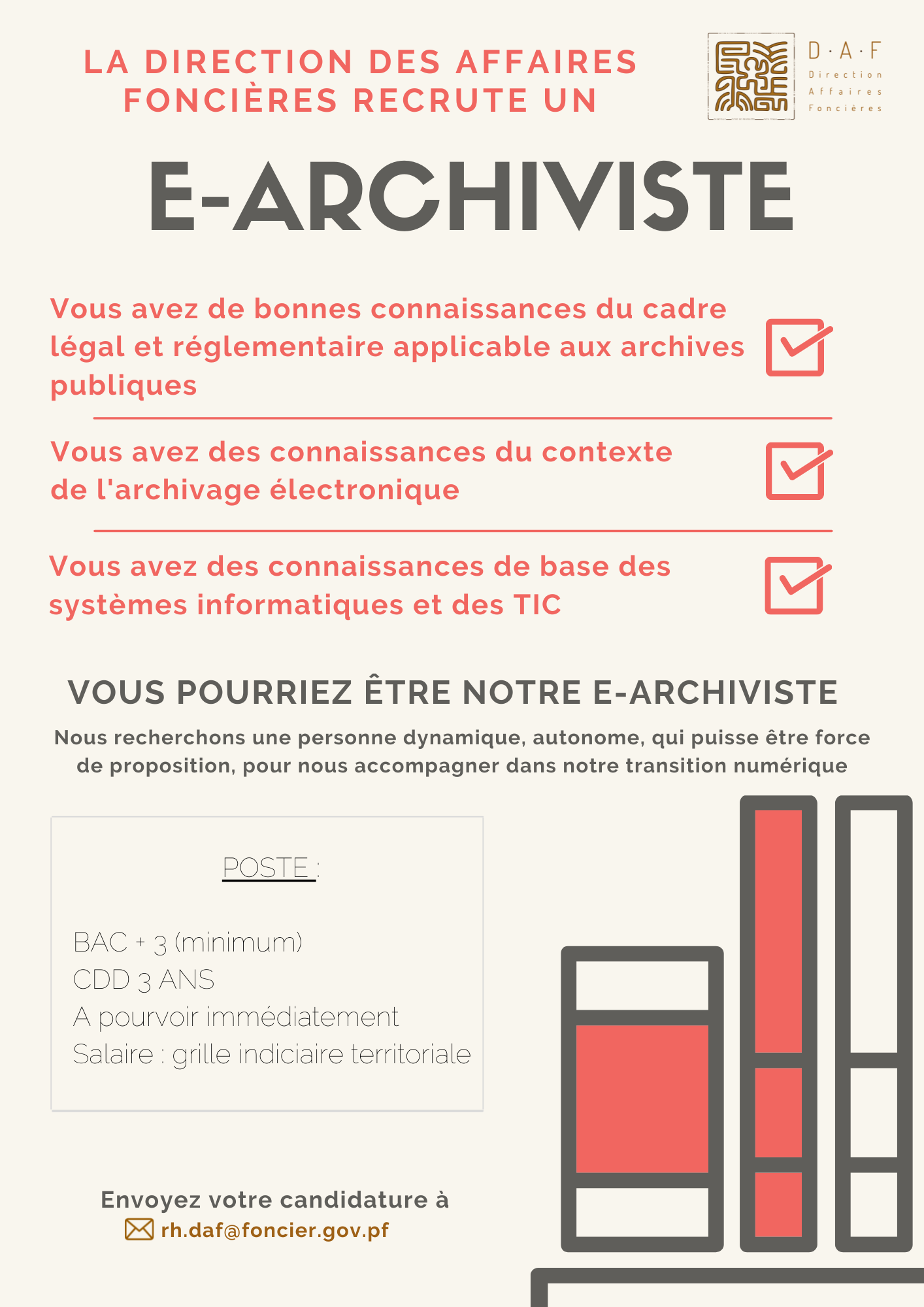 LA DAF RECRUTE