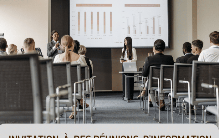 INVITATION À DES RÉUNIONS D’INFORMATION (FONCIER ET INDIVISIONS)