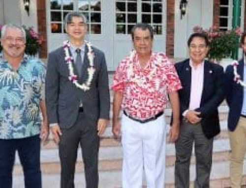 Le président de la Polynésie française reçoit l’ambassadeur de l’Union européenne pour le Pacifique