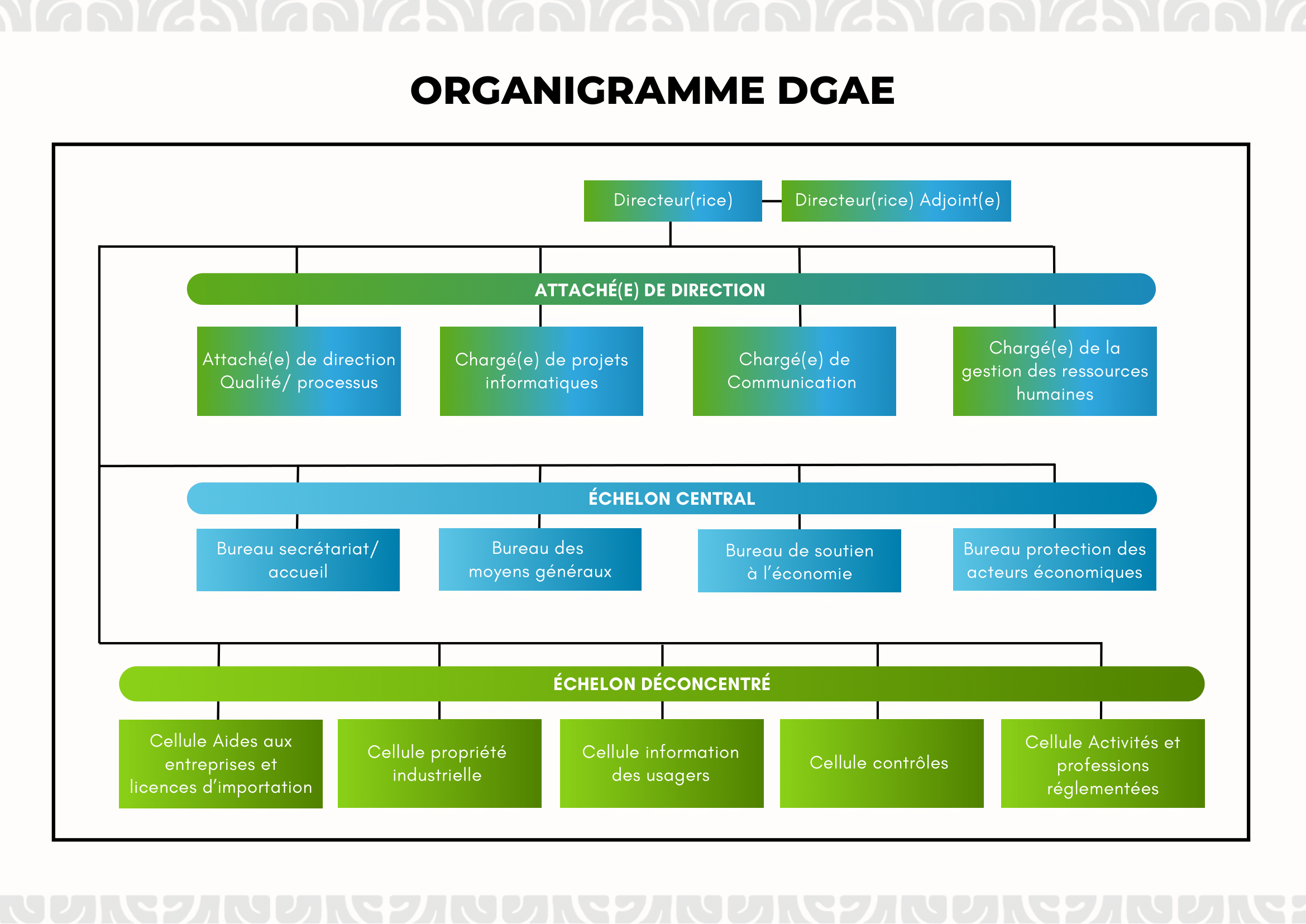 ORGANIGRAMME DGAE 1