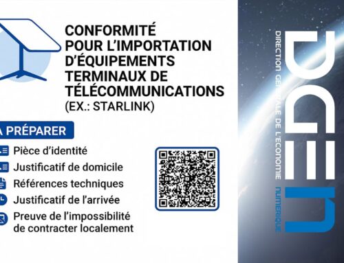 Nouvelle démarche en ligne – Conformité (exemple : matériel de type STARLINK)