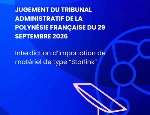 Jugement du TAPF du 29 septembre 2026 – Starlink