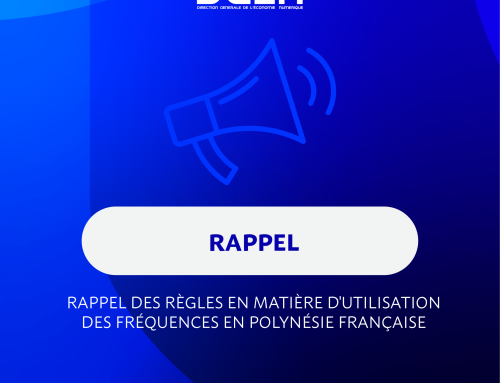 Procédure de demande & utilisation de radiofréquences