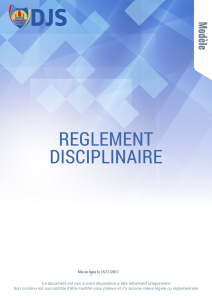 Réglement disciplinaire