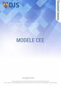 modele CEE modèle CEE