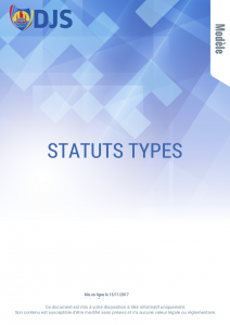 statuts types
