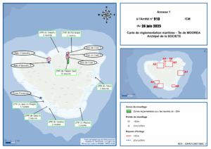 zones de mouillage Moorea