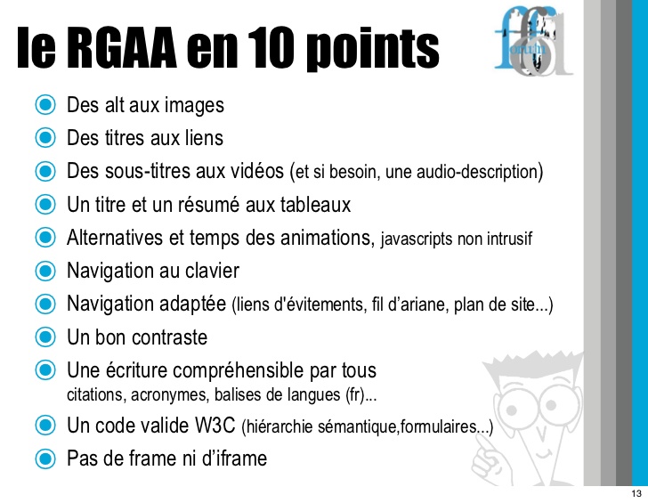RGAA en 10 points RGAA en 10 points