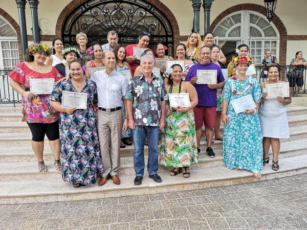 Cérémonie de remise des diplômes d'état d'infirmiers et d'aide-soignant territorial