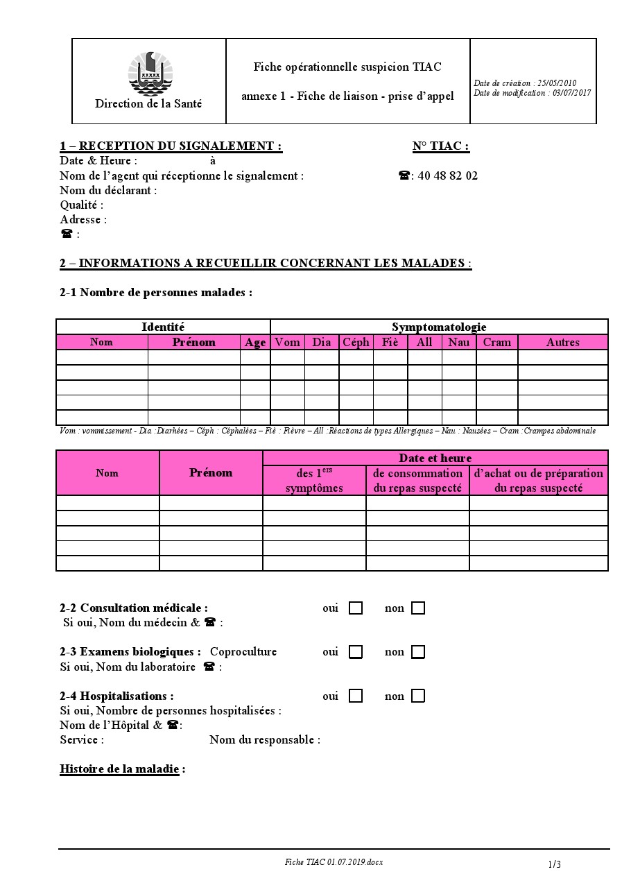 Fiche TIAC