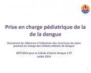 Dengue - Prise en charge pediatrique