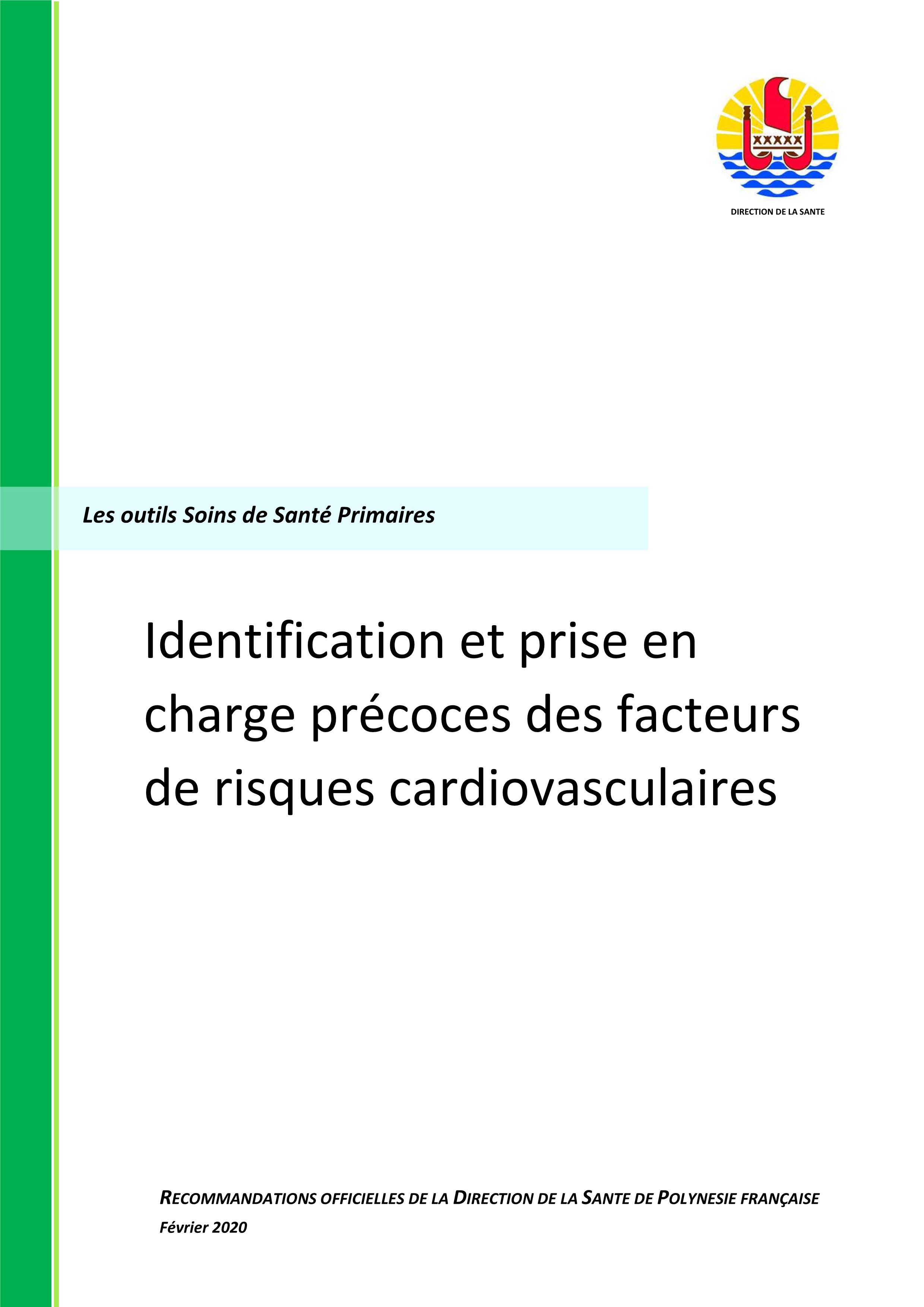 Outil soins de santé primaire - identification et prise en charge précoces des facteurs de risques cardiovasculaires