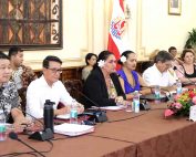 Photo de la conférence de presse sur la réouverture des frontières