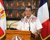 Photo de la déclaration du président et du haut-commissaire sur la reprise de l'activité touristique à compter du 15 juillet