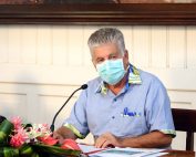 Photo du point presse sur le COVID