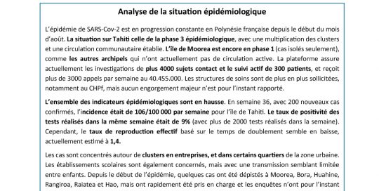 Bulletin épidémiologique hebdomadaire 9