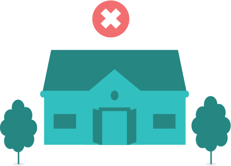 ecole-fermeture Illustration des établissements fermés