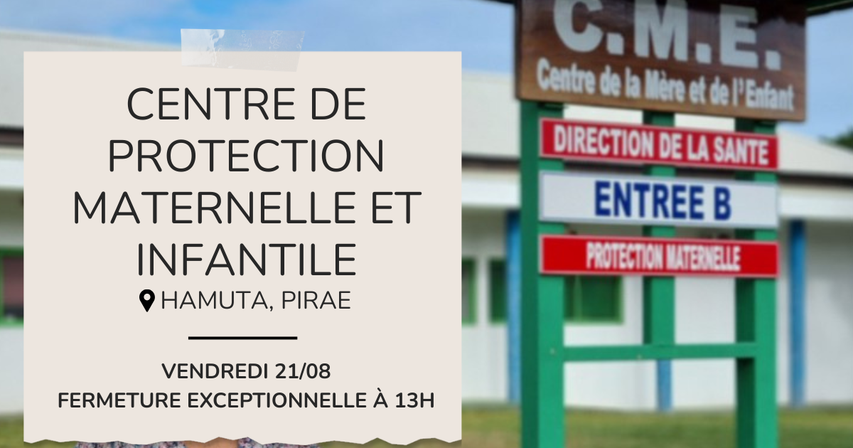 CPMI Fermeture Exceptionnelle 26 Aout 2026