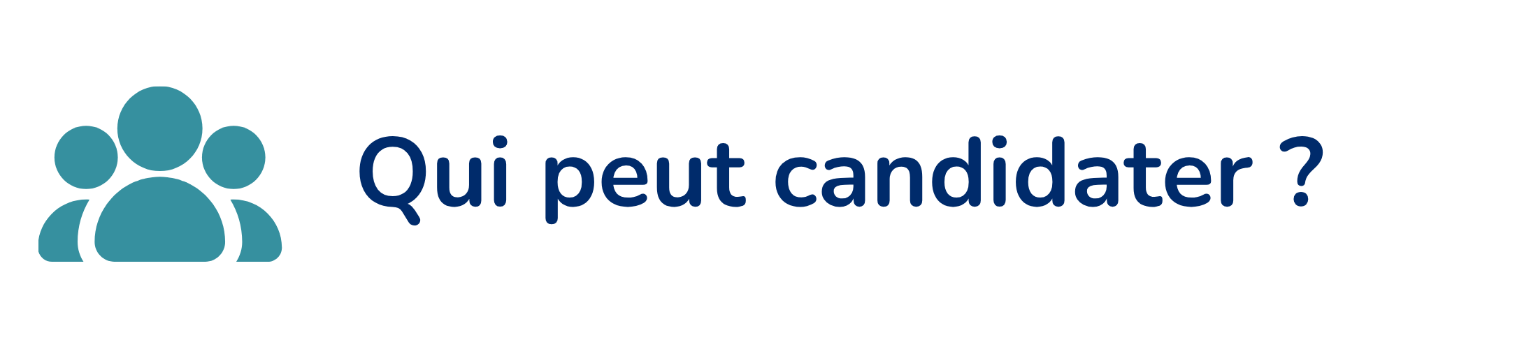 Qui Peut Candidater