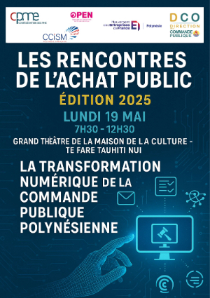 Affiche des Rencontres de l'achat public