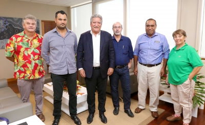 Entretien avec une délégation de l’OPT de Nouvelle-Calédonie