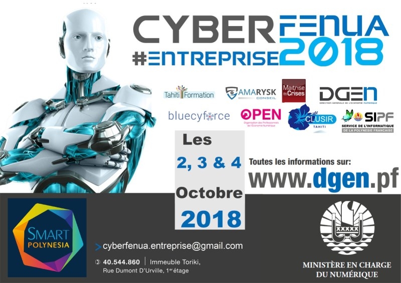 Affiche de CyberFENUA 2018 Affiche de CyberFENUA 2018