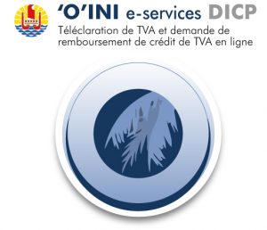 Image Téléservice DICP : 'O'INI e-service Télédéclaration de TVA et demande de remboursement de crédit de TVA en ligne