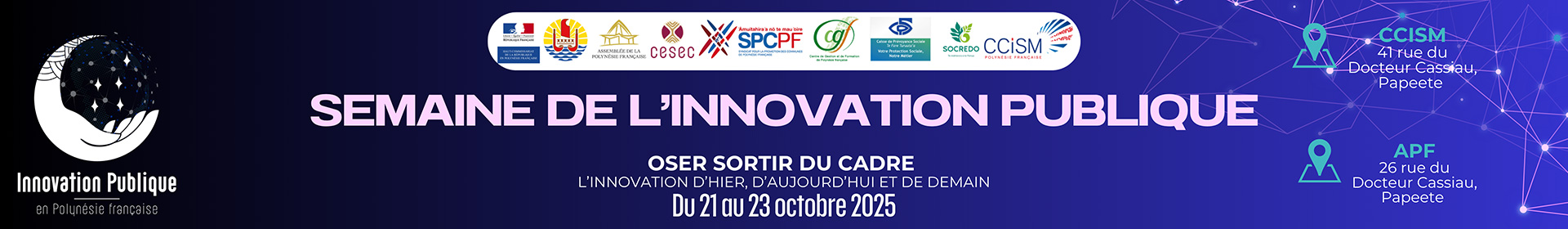 Semaine de l'Innovation Publique Polynésie 2025